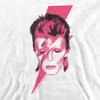 David Bowie Aladdin Sane Unisex Youth Pull-Over Hoodie for Boys and Girls, Large White view 2