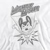 Mighty Mouse Bursting Out Unisex Youth Pull-Over Hoodie for Boys and Girls, Medium White view 2
