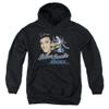 Elvis Presley Blue Suede Shoes Unisex Youth Pull-Over Hoodie for Boys and Girls, Small view 1