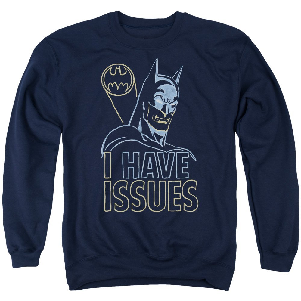 Dc Issues Unisex Adult Crewneck Sweatshirt for Men and Women, 2X-Large Navy