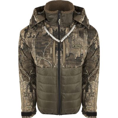 Drake Waterfowl Men's Full Zip, Realtree Timber, XXX-Large
