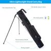 LONGCHAO Golf Bag, Lightweight Golf Club Bags with Stand and Strap, Pitch and Putt Golf Bag 2 Way Driver Golf Bags, (Black) view 3
