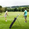 LONGCHAO Golf Bag, Lightweight Golf Club Bags with Stand and Strap, Pitch and Putt Golf Bag 2 Way Driver Golf Bags, (Black) view 4