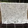 LIYFF-Tarps Woodland Camouflage Netting,Military Lightweight Durable Reinforced Camo Net for Sunshade Camping Shooting Hunting Children Party Decoration - White view 1