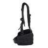 JINJULI Tactical MOLLE Battle Belt + Military Battle Belt Harness Load Bearing H-Harness Patrol Belt for Outdoor Activities (Black) view 3