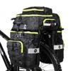 Rhinowalk Bike Bag Bike Pannier Bag Set, for Bicycle Cargo Rack Saddle Bag Shoulder Bag Laptop Pannier Rack Bicycle Bag Professional Cycling Accessories 3 in 1-Green view 1