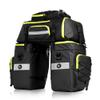 Rhinowalk Bike Bag Bike Pannier Bag Set, for Bicycle Cargo Rack Saddle Bag Shoulder Bag Laptop Pannier Rack Bicycle Bag Professional Cycling Accessories 3 in 1-Green view 2