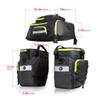 Rhinowalk Bike Bag Bike Pannier Bag Set, for Bicycle Cargo Rack Saddle Bag Shoulder Bag Laptop Pannier Rack Bicycle Bag Professional Cycling Accessories 3 in 1-Green view 3