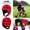 Surlim Rugby Helmet Headguard Headgear for Soccer Scrum Cap Soft Protective Helmet for Kids Youth Red Small view 3