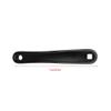 Bnineteenteam 170mm Crank Arm Aluminum Alloy Left Hand Crank Arm Replacement Accessory for Mountain Road Bike(Black-) view 2