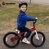 Royalbaby Freestyle Outdoor Children's Bicycle Dual Handbrakes Sporty Kid Bike with Kickstand and Adjustable Seat, 18 Inch, Red view 2