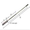 Ader 60'' Black Oly Bar with 37.5 Pounds Black/Gray Plates FREE Bar Pad view 2