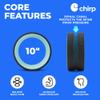 Chirp Wheel+ Foam Roller, Back & Neck Pain Relief, Mint 10-Inch view 4