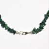 Zenergy Gems Selenite Charged 18 Inch Green Aventurine Crystal Chip Necklace Tumble Polished + Selenite Heart Charging Crystal Included view 4