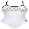 ARENA Pride Light Drop Back MaxLife One Piece Swimsuit, White, 22 view 1