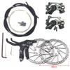 Mountain Bike Disk Brake Set G3/ HS1 Bicycle Disc Brake Kit Front and Rear 160mm Caliper Rotor with Bolts and Cable (G3 A Disc Brake Set) view 3