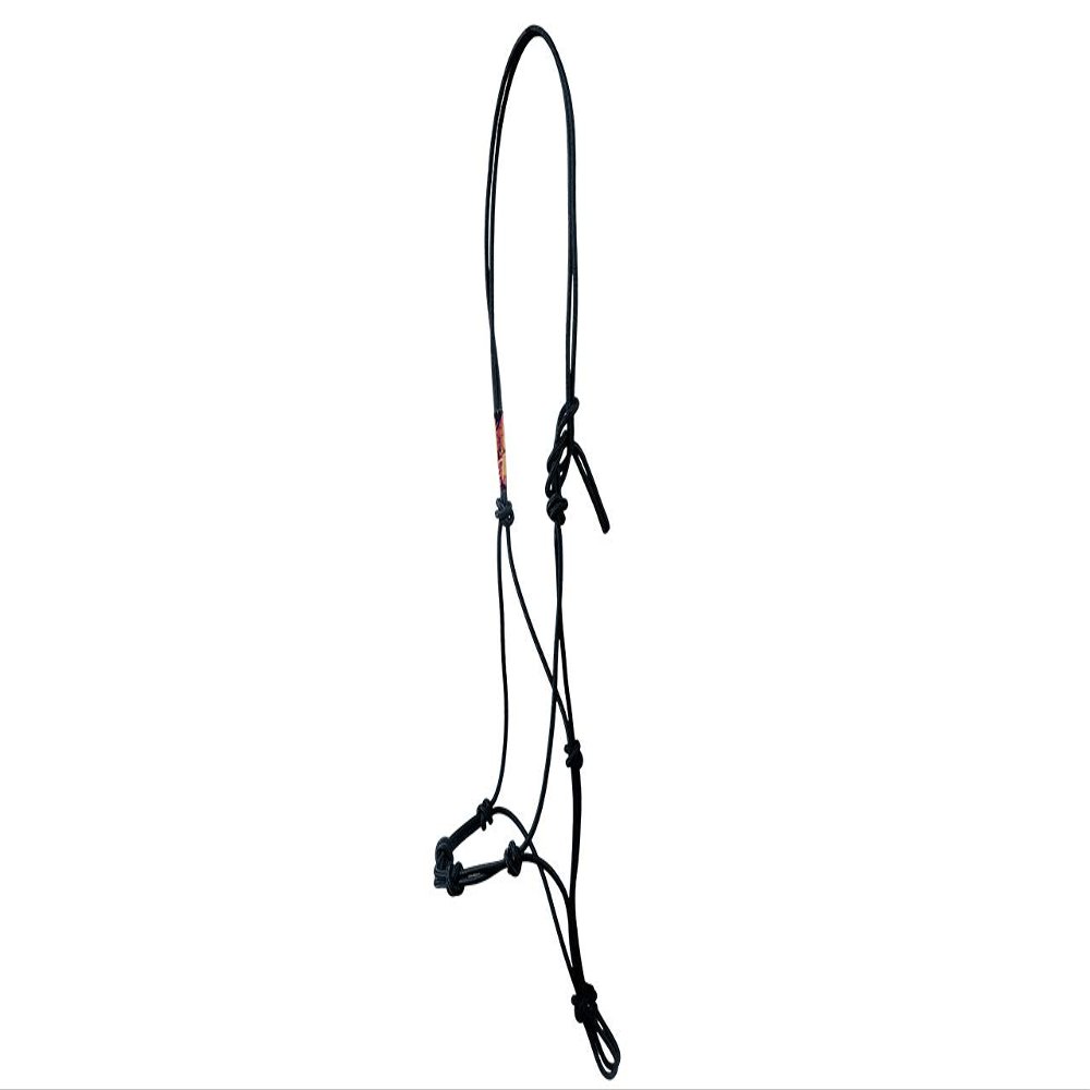 Downunder Horsemanship Rope Halter (Black, Large)