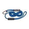 Boat Throw Rope- Double Braided Nylon Rope, Stitched Loops and Floats by Boat Lines and Dock Ties (Blue Hook and Loop, 15 feet) view 1