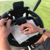 Caddie Buddy Golf Cart Steering Wheel Phone Mount/Scorecard Pro view 4