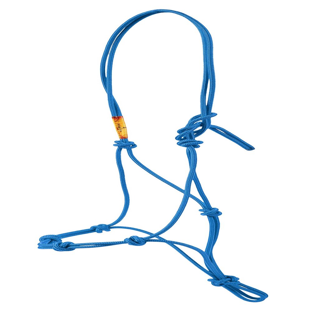 Downunder Horsemanship Rope Halter (Blue, Large)