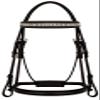 CHALLENGER Cob English Brown All-Purpose Trail Leather Bridle Reins 805EB04BR-C view 3
