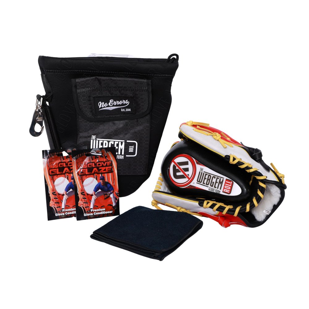 No Errors Webgem Fielders Glove Care System, Glove Formation Tool, Reduces Break-in, Maintains Pocket Shape, Essential Gear for Fielders, Gift for Baseball Players  Does NOT Include MITT (The Roll)