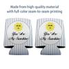 VictoryStore Baby Shower Can Coolers - You Are My Sunshine Theme - Set of 12 - Reusable Insulated Foam Sleeves for 12 oz Cans & Bottles - Baby Shower Decorations & Favors - Made in USA view 4