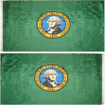 American Wholesale 3x5 State of Washington Premium Quality Flag 3'x5' Banner Super Polyester