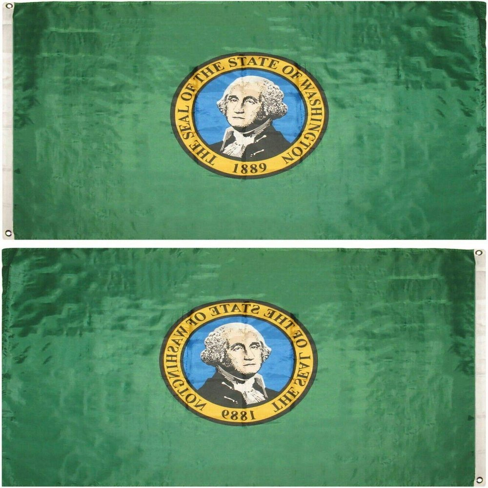 American Wholesale 3x5 State of Washington Premium Quality Flag 3'x5' Banner Super Polyester