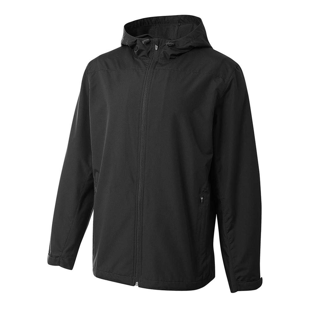 A4 Sportswear Adult 2XL Black Zip-Up Jacket