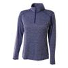Ladies 2XL Royal Space Dye 1/4 Zip view 1