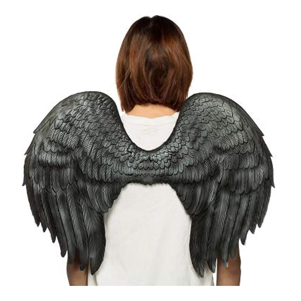 HMS Unisex-Adult's Supersoft Angel Wings-BK, Black, One Size