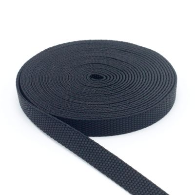 1/2 Inch Width Nylon Webbing - Medium Weight : 5 Yards 1/2" Strap Webbing Plus (Black)