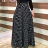 Clopon Women's Long Dress, Floral Print Maxi Dresses for Ladies Winter Long Sleeve Dress (XXL, Black) view 3