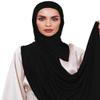 Slip-on Instant Premium Jersey Hijab Head Scarf Wrap for Muslim Women Made in Turkey view 1