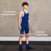 Elite Sports Mens wrestling singlets, Standard Singlet for Men Wrestling Uniform (Navy, XX-Large), Navy, X-Large-XX-Large view 2
