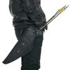 Traditional Archery Leather Recurve Bow Bag Arrow Quiver Holder Waist Hip Back view 4