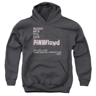 Pink Floyd Arnold Layne Unisex Youth Pull-Over Hoodie for Boys and Girls, X-Large Charcoal