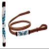 Horse Leather Western Saddle Tack Over and Under Beaded Whip 700RT02 view 1