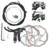 Mountain Bike Disk Brake Set G3/ HS1 Bicycle Disc Brake Kit Front and Rear 160mm Caliper Rotor with Bolts and Cable (HS1 A Disc Brake Set) view 3