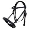 CHALLENGER Cob English Black All-Purpose Trail Leather Bridle Reins 805EB02BK-C view 2