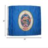 American Wholesale 3x5 State of Minnesota Polyester Premium Quality Flag 3'x5' Banner W/Grommets view 3