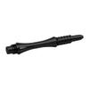 8 Flight Black Fixed Shafts Moulded Flight System - Short 19mm view 2