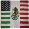 AES American Wholesale 3x5 USA Mexico Friendship Premium Waterproof Polyester Flag 3'x5' Durable Bold