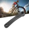 Bicycle Crank Arm, Lightweight Aluminum Alloy Left Single Chain Crank for Road Mountain Commuters Repair Replacement view 4