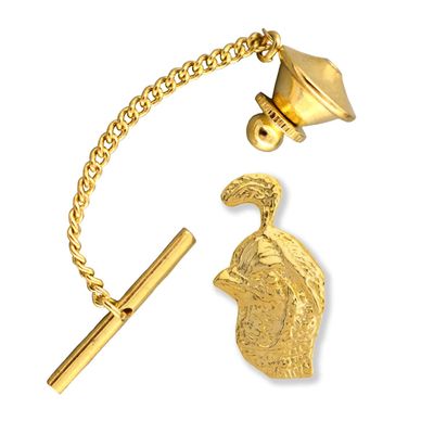 Creative Pewter Designs Gold Plated Mountain Quail Head Tie Tack BG034TT