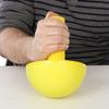 CanDo Wrist - Forearm Exerciser, X-Large, Yellow, Handle and Ball view 2