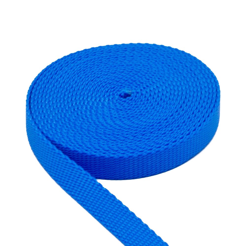 1/2 Inch Width Nylon Webbing - Medium Weight : 5 Yards 1/2" Strap Webbing Plus (Royal Blue)