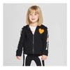 Toddler Girls' Cat & Jack Full-Zip Glow-in-The-Dark Skeleton Hoodie (2T) view 1