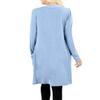 NE PEOPLE Womens Basic Long Cargidan - Classic Long Sleeve Open Front Slouchy Pockets Cardigan view 3